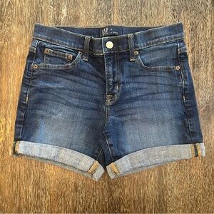 Gap Women’s Cuffed Denim Jean Shorts Size 26